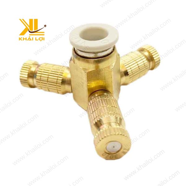 Ứng dụng béc phun sương đồng thau trong tưới cây.