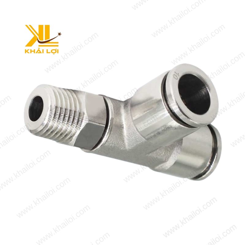Kết cấu vững chắc của ngã ba inox, chịu được áp suất làm việc 15 bar.