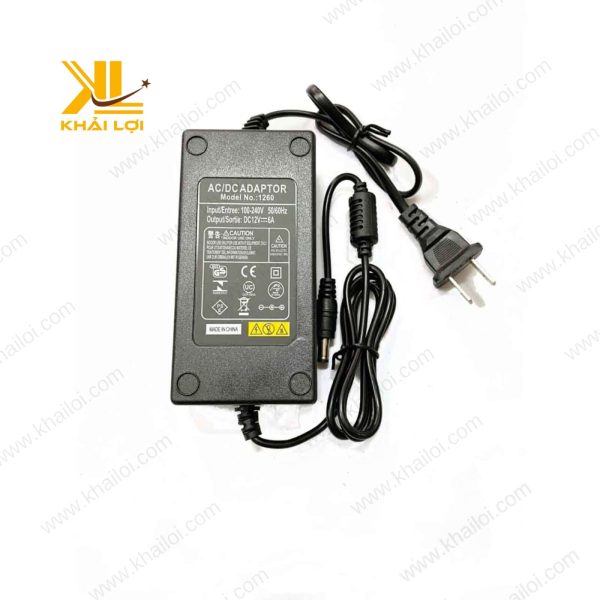 Mặt dưới adaptor máy phun sương, hiển thị thông số kỹ thuật chi tiết.