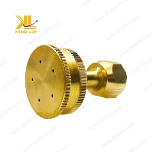Béc phun sương 5 lỗ thau với độ bền cao, thiết kế phù hợp cho các công trình nông nghiệp.