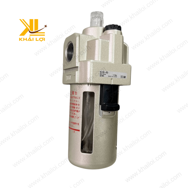 Hình ảnh thực tế sản phẩm Bình dầu bôi trơn AL SMC – Vật tư công nghiệp Khải Lợi.