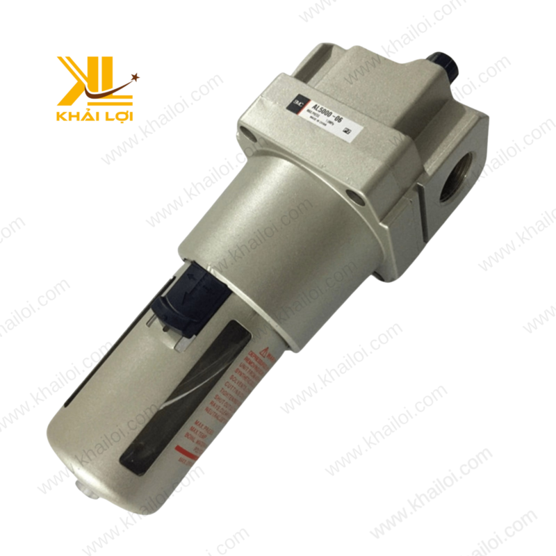 Thiết kế chống tràn và chống tạo bọt của Bình dầu bôi trơn AL SMC – Vật tư công nghiệp Khải Lợi.