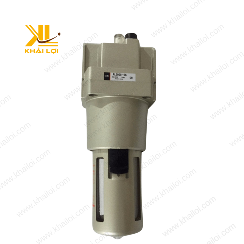 Sản phẩm Bình dầu bôi trơn AL SMC với khả năng kiểm soát lượng dầu chính xác.
