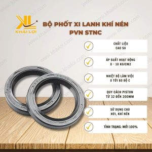Thông số kỹ thuật Bộ Phốt Xi Lanh Khí Nén PVN STNC của Vật tư công nghiệp Khải Lợi.