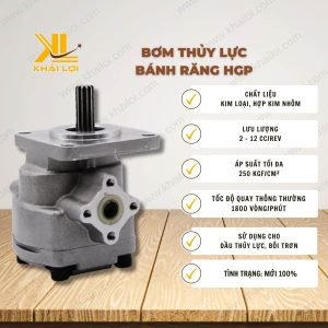 Thông số kỹ thuật bơm thủy lực bánh răng HGP.