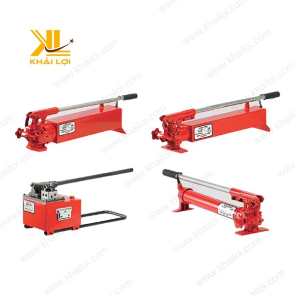 Bơm tay thủy lực với bề mặt chống ăn mòn, phù hợp với môi trường công nghiệp.
