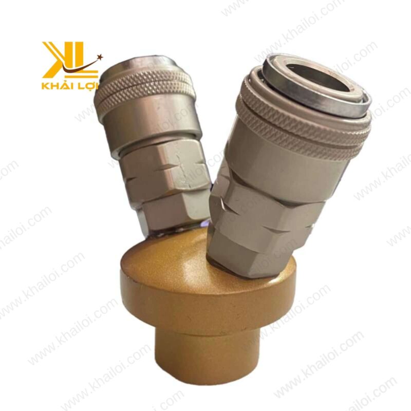 Cận cảnh sản phẩm JOBONY với phần chia khí 3 đầu từ thương hiệu Khải Lợi.