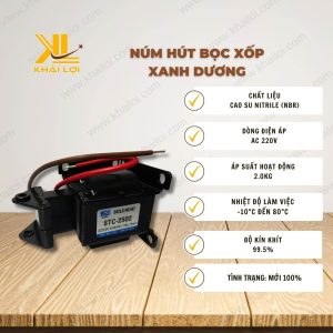 Thông số kỹ thuật "Chốt từ - cuộn từ KCC" của Vật tư công nghiệp Khải Lợi.