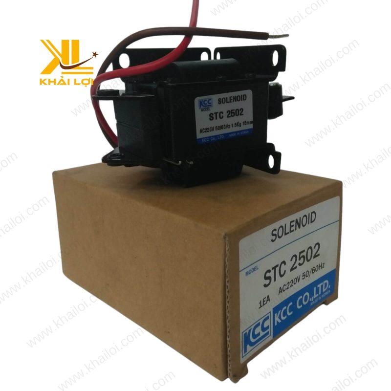 Cận cảnh chi tiết chốt từ - cuộn từ KCC, model STC2602.