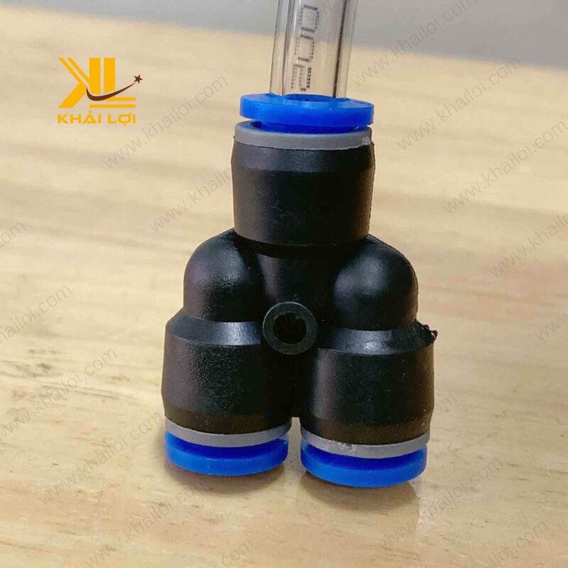 Đầu nối Chữ Y Ba Đầu Ống Khí Nén PY, phù hợp cho hệ thống khí nén và phun sương.