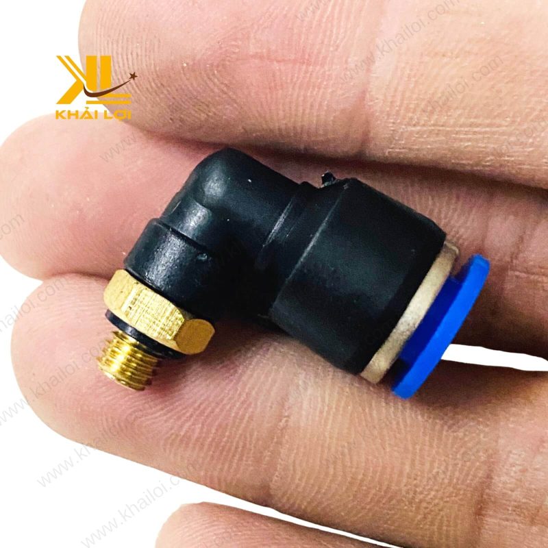 Co nối PL trong hệ thống khí nén công nghiệp.