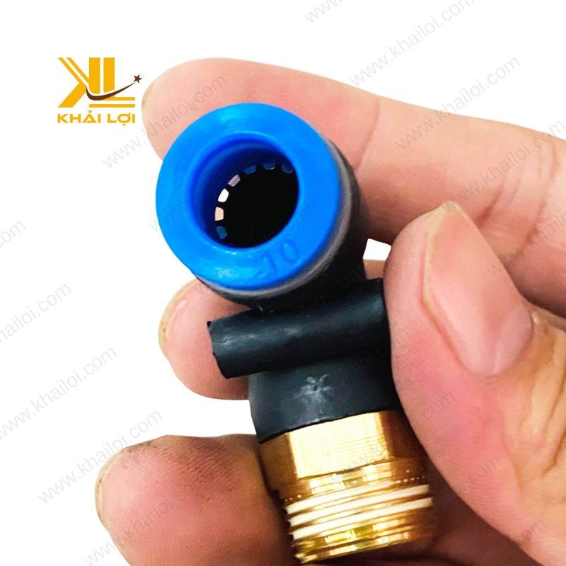 Cận cảnh răng khía của co nối khí nén PL.