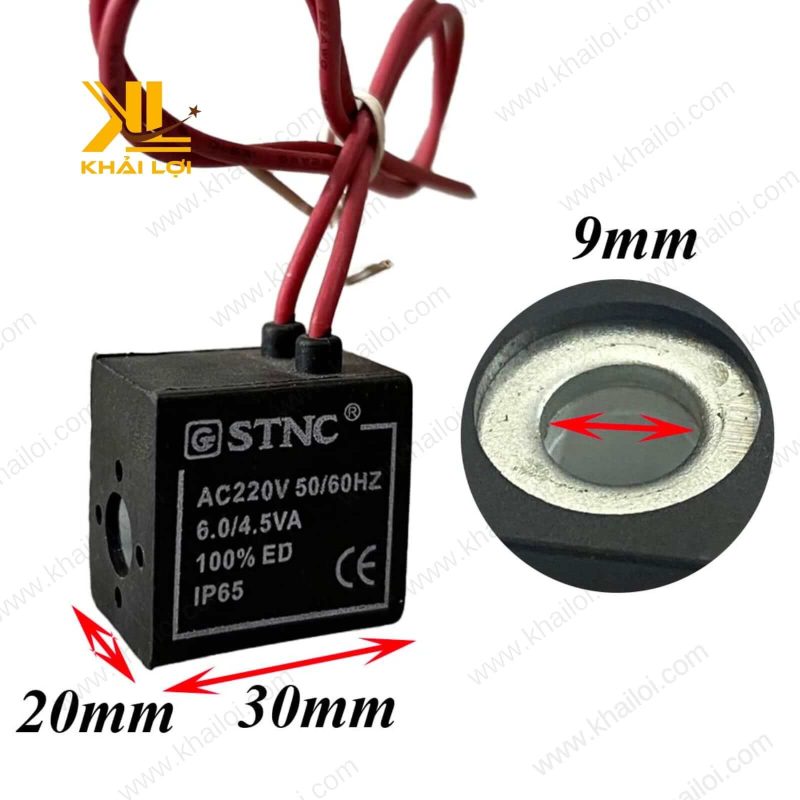 Coil Van Điện Từ STNC - góc nhìn trực diện làm nổi bật thiết kế sản phẩm