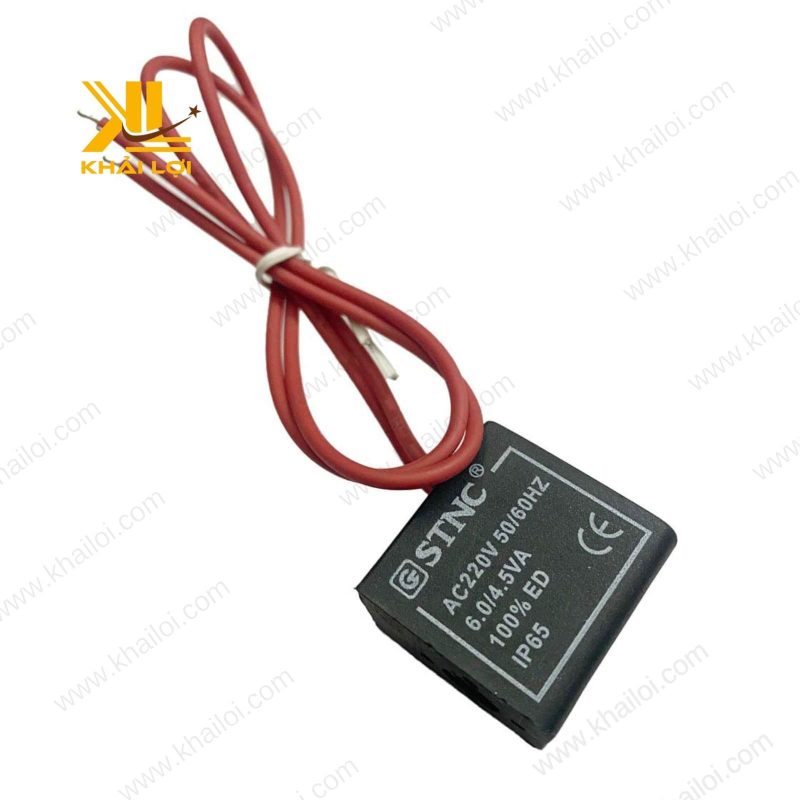 Coil Van Điện Từ STNC - cận cảnh thiết kế các chi tiết cơ khí chính xác.