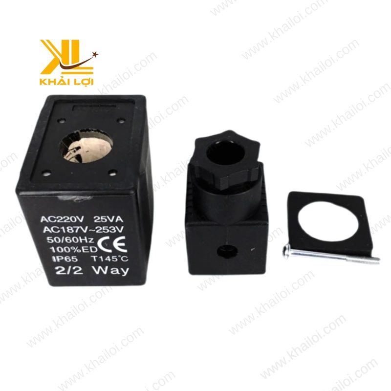 Coil van điện AIRTAC trong thiết kế nhỏ gọn, phù hợp với đa dạng hệ thống van.