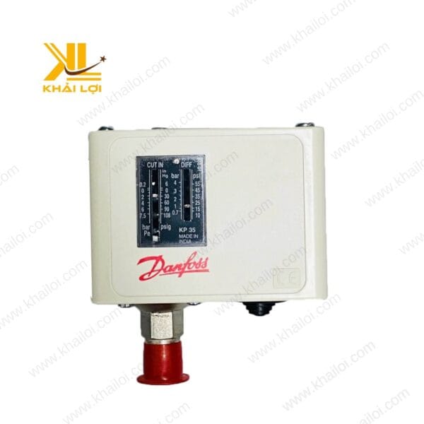 Công tắc áp suất Danfoss KP2 với thiết kế ren kết nối tiêu chuẩn