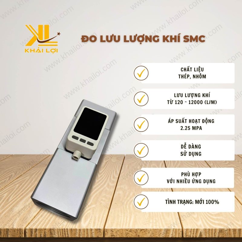 Thông số kỹ thuật Đo lưu lượng khí SMC của Vật tư công nghiệp Khải Lợi