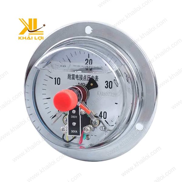 Đồng hồ 3 kim chân sau dầu PVN từ Khải Lợi, thiết kế 3 kim giúp đo áp suất với độ chính xác cao