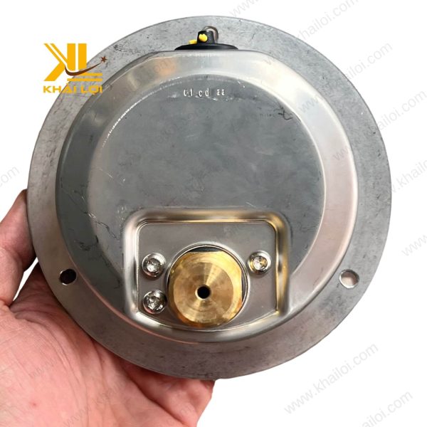 Hình ảnh đồng hồ WIKA, vỏ thép không gỉ chống ăn mòn.