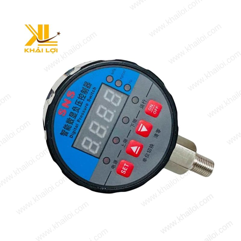Đồng Hồ Áp Suất Điện Tử SNS từ Khải Lợi, công nghệ đo áp suất tiên tiến với độ chính xác cao