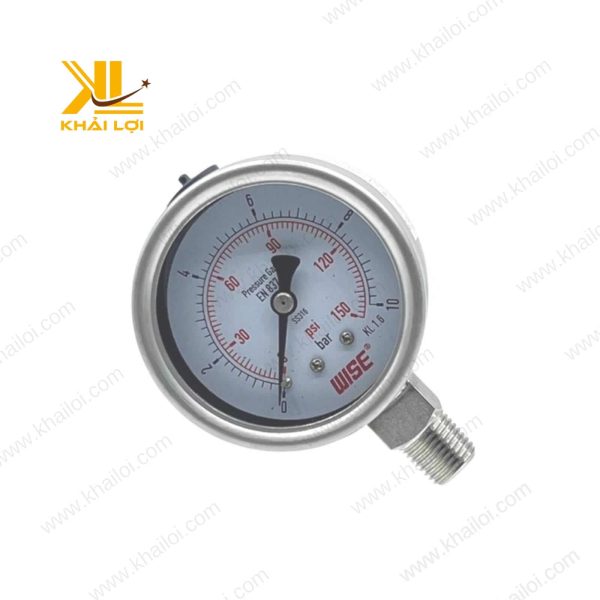 Đồng hồ áp inox WISE từ thương hiệu Vật tư công nghiệp Khải Lợi, thiết kế sang trọng và bền bỉ