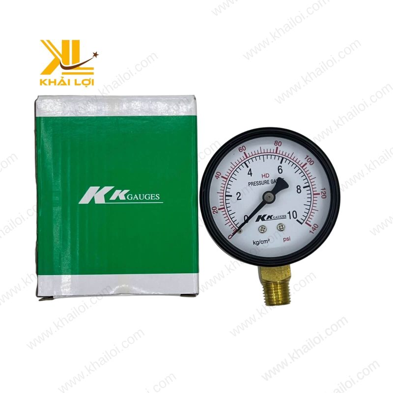 Hình ảnh đồng hồ KKGAUGES, vỏ thép không gỉ chống ăn mòn.