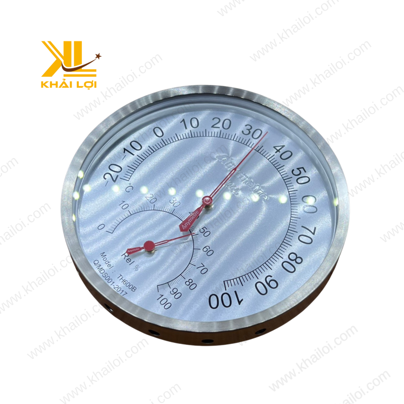 Đồng hồ đo nhiệt độ độ ẩm TH600B với thiết kế hiện đại và màn hiển thị rõ ràng.