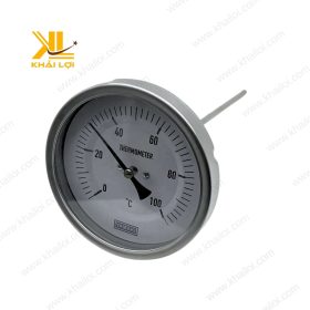 Đồng hồ nhiệt độ Chân sau Yamaki với thiết kế chắc chắn và mặt hiển thị rõ ràng.