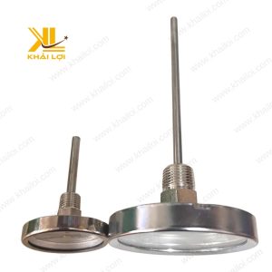 Cận cảnh mặt đồng hồ nhiệt độ Daewon hiển thị thang đo rõ ràng, dễ dàng quan sát