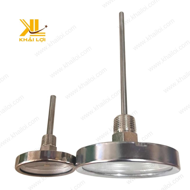 Cận cảnh mặt đồng hồ nhiệt độ Daewon hiển thị thang đo rõ ràng, dễ dàng quan sát