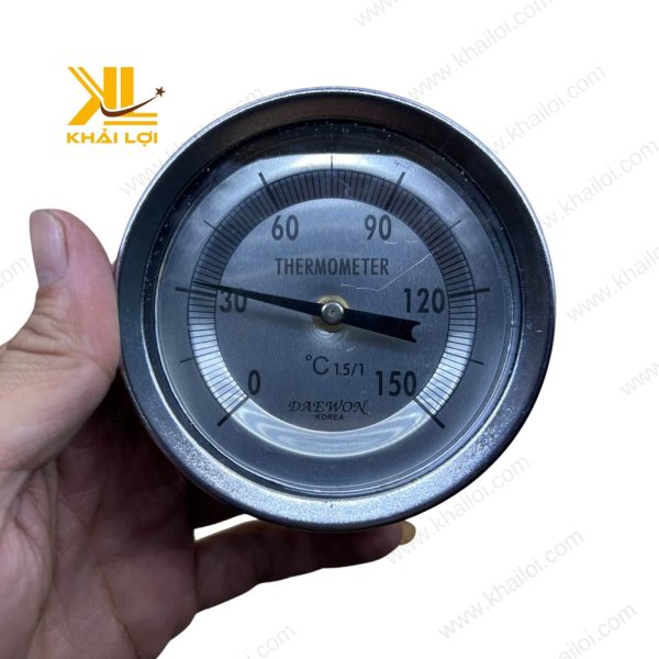 Đồng hồ nhiệt độ Daewon với vỏ kim loại chống ăn mòn, lý tưởng cho môi trường công nghiệp
