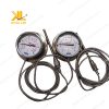 Cận cảnh mặt số của đồng hồ nhiệt độ dây 3 mét với vạch đo chi tiết.