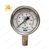 Đồng hồ áp suất Full INOX Yamaki với mặt số rõ nét và thang đo chính xác.