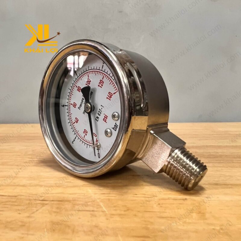 Sản phẩm đồng hồ áp suất Full INOX Yamaki từ Khải Lợi, bền bỉ và đáng tin cậy.