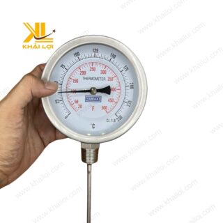 Đồng hồ nhiệt độ Chân đứng Yamaki với mặt hiển thị rõ ràng và thiết kế bền chắc.