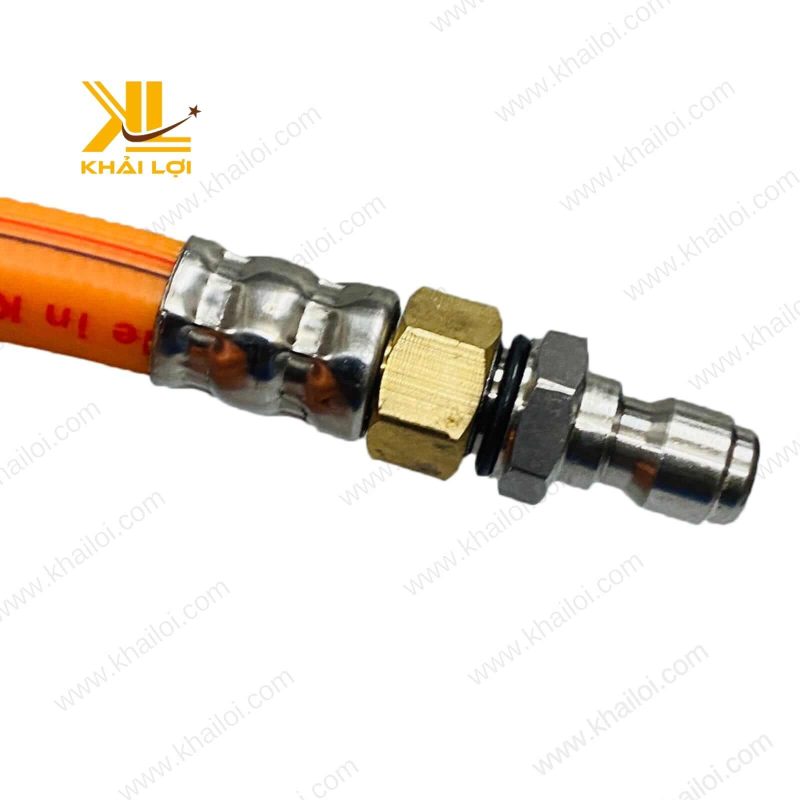 Khớp Nối Nhanh Rửa Xe với lớp mạ sáng bóng chống ăn mòn.