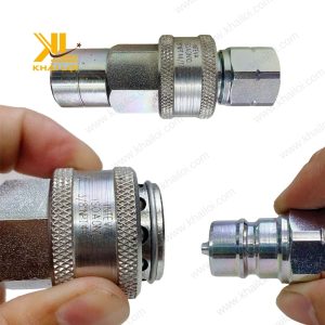 Hình ảnh tổng quan của Khớp nối nhanh thủy lực sắt (S) từ Vật tư công nghiệp Khải Lợi.