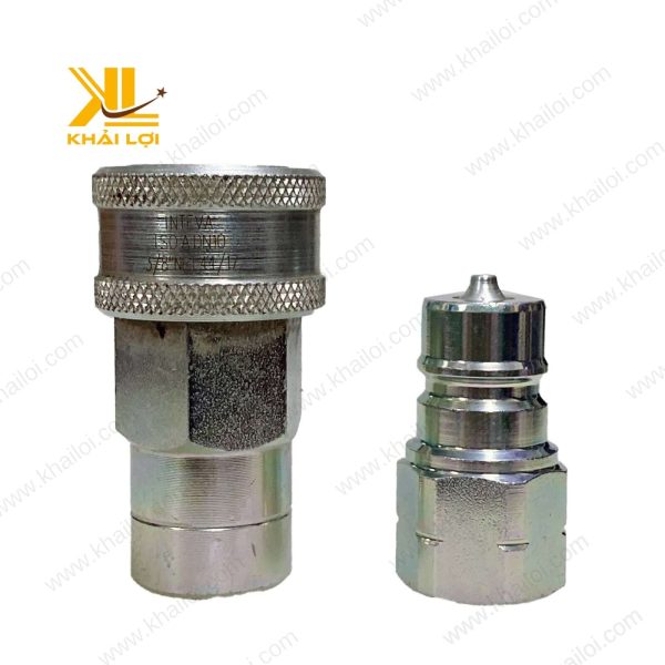 Khớp nối nhanh thủy lực sắt (S) với thiết kế chắc chắn và bền bỉ trong môi trường áp suất cao.