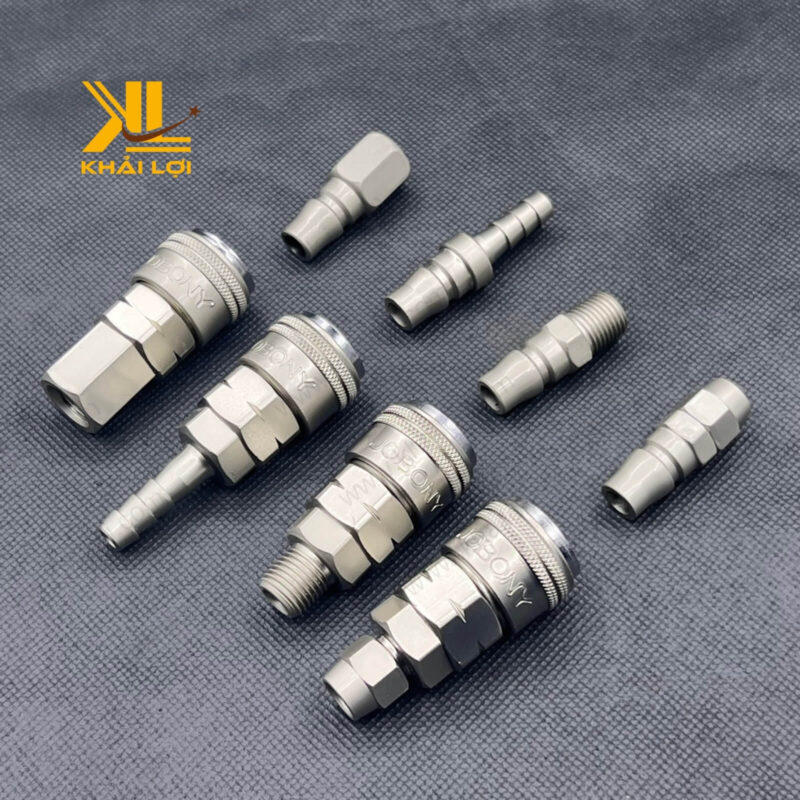 Khớp nối nhanh JOBONY phân phối bởi Vật tư công nghiệp Khải Lợi, kết nối khí nén hiệu quả.