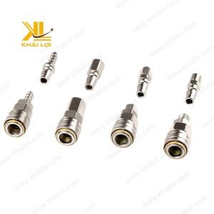 Hình ảnh tổng quan của Khớp Nối Nhanh Tự Động Khí Nén từ Vật tư công nghiệp Khải Lợi.