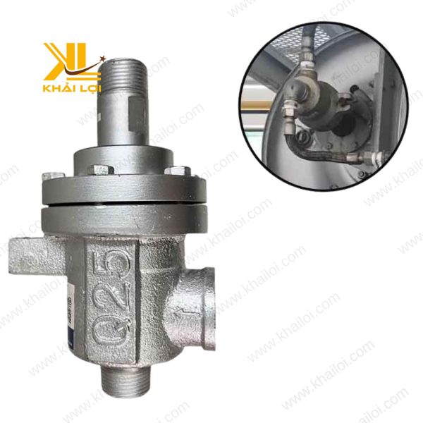 Hình ảnh toàn cảnh khớp xoay gang công nghiệp