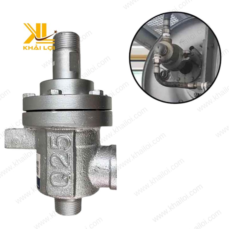 Hình ảnh toàn cảnh khớp xoay gang công nghiệp