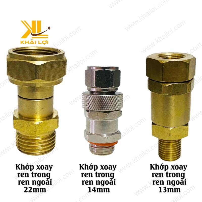 Độ bền cao của Khớp Xoay Rửa Xe với xi mạ.