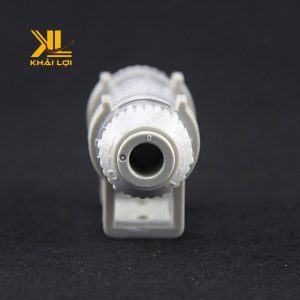 Cận cảnh Lọc hút chân không 2 đầu ống khí ZFC, thiết kế bền đẹp và chắc chắn.