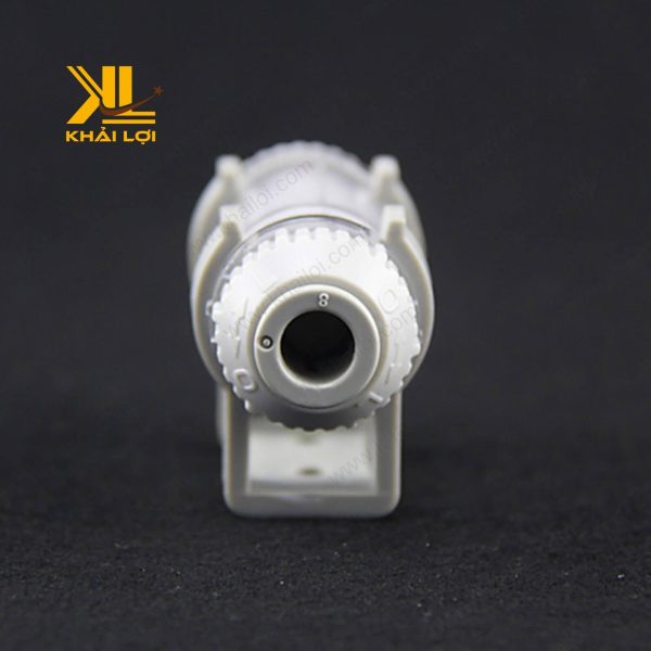 Cận cảnh Lọc hút chân không 2 đầu ống khí ZFC, thiết kế bền đẹp và chắc chắn.