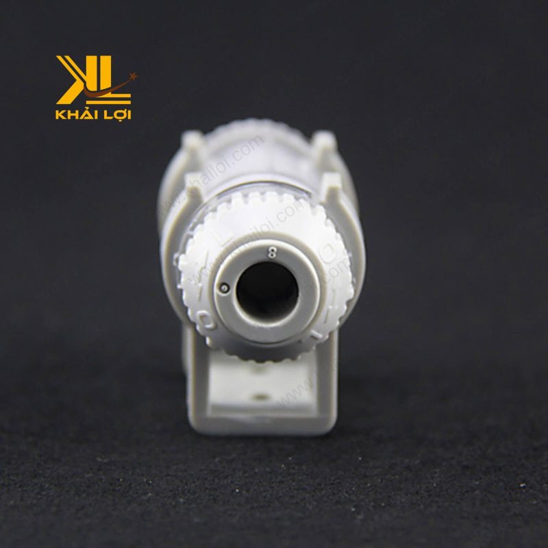 Cận cảnh Lọc hút chân không 2 đầu ống khí ZFC, thiết kế bền đẹp và chắc chắn.