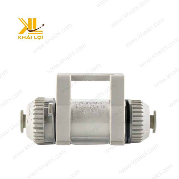 Lọc hút chân không 2 đầu ống khí ZFC - hình ảnh với kết nối ống khí minh họa