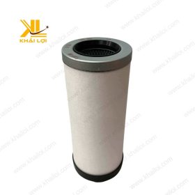 Lọc tách nhớt máy khí nén Hitachi Samfam chụp trên nền trắng, rõ nét và nổi bật.