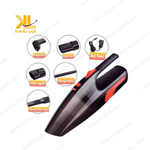 Hình ảnh tổng quan Máy hút bụi cầm tay với thiết kế nhỏ gọn, tiện lợi.