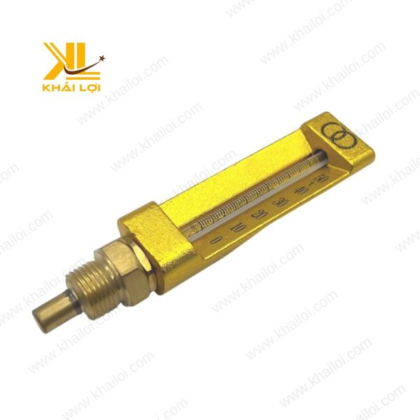 Nhiệt Kế Thau ren 1/2", thang 0 ~ 100°C, công nghiệp HVAC.